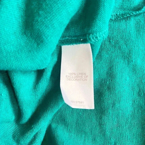 J Jill Love Linen 100% Linen V-Neck Top - Picture 6 of 6